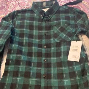 Size 8 Boys Button-down flannel NWT